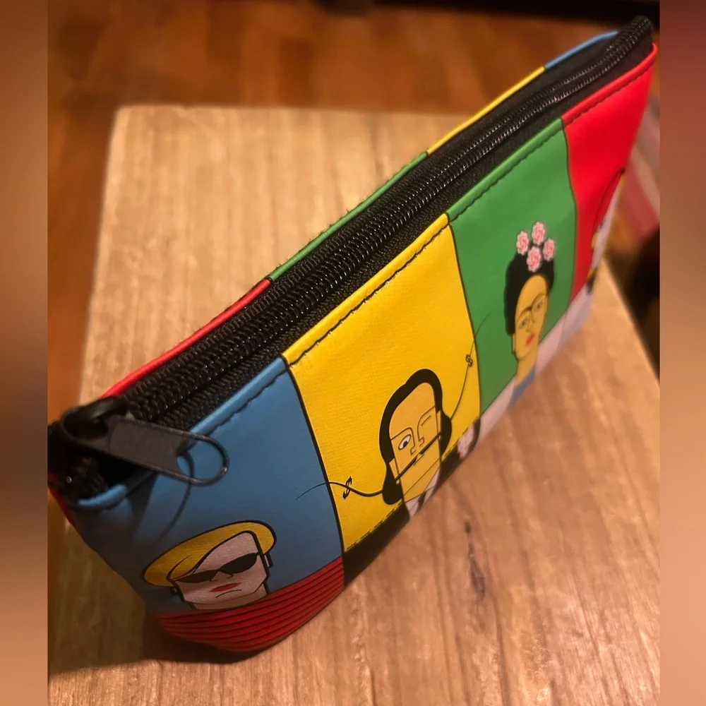 EIGHTY DAYS Pencil Case - Warhol Dali Picasso Kahlo by Andy Tuohy